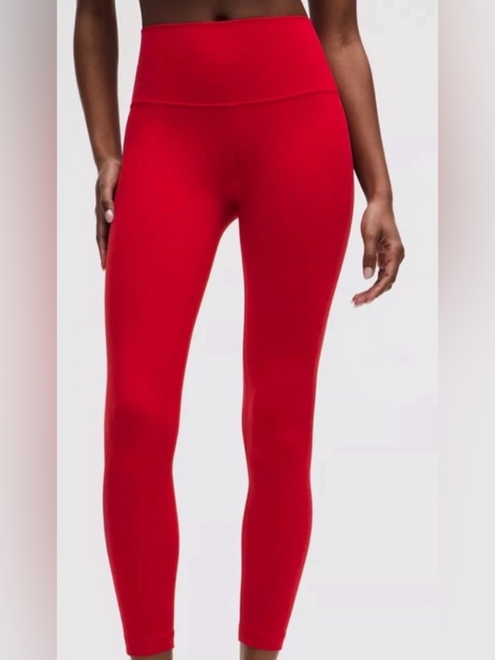 Lululemon Athletica NWT Oxford Red Wunder Train No Line HR Leggings 25”